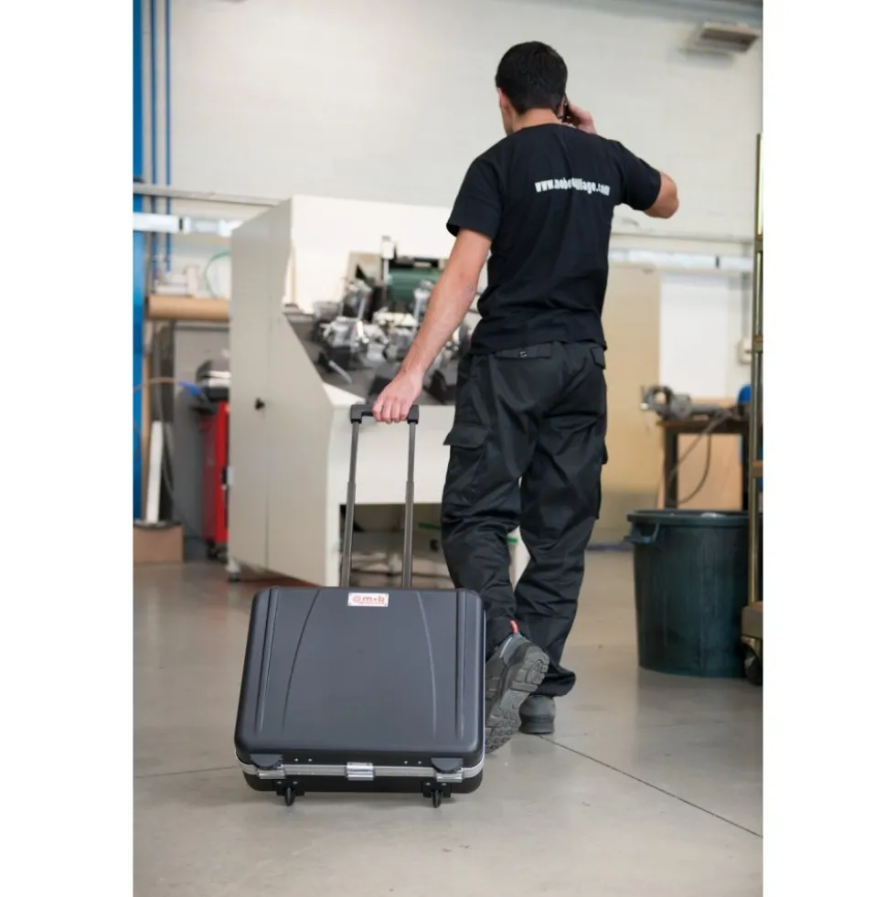 Valise à outils trolley ABS - vide - L412 x l312 x H67 mm MOB