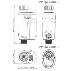 Vanne anti-fuite d'eau électronique connectée E-WaterBlock John Guest