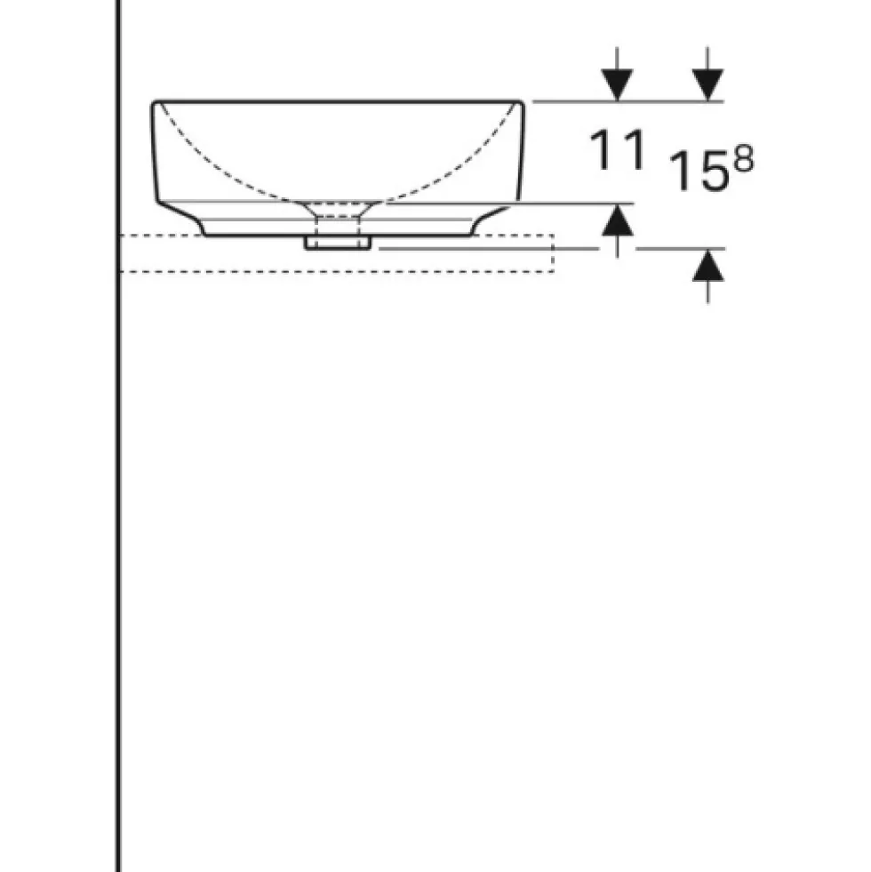 Vasque à poser - céramique - Ø 40 cm - VariForm GEBERIT