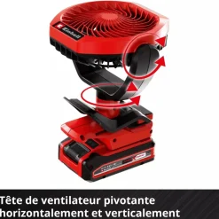 Ventilateur sans fil GC-CF 18/110 Li-Solo - hélice 110mm - Power X-Change EINHELL