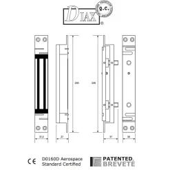 Ventouse électromagnétique CZ3000 à cisaillement DIAX
