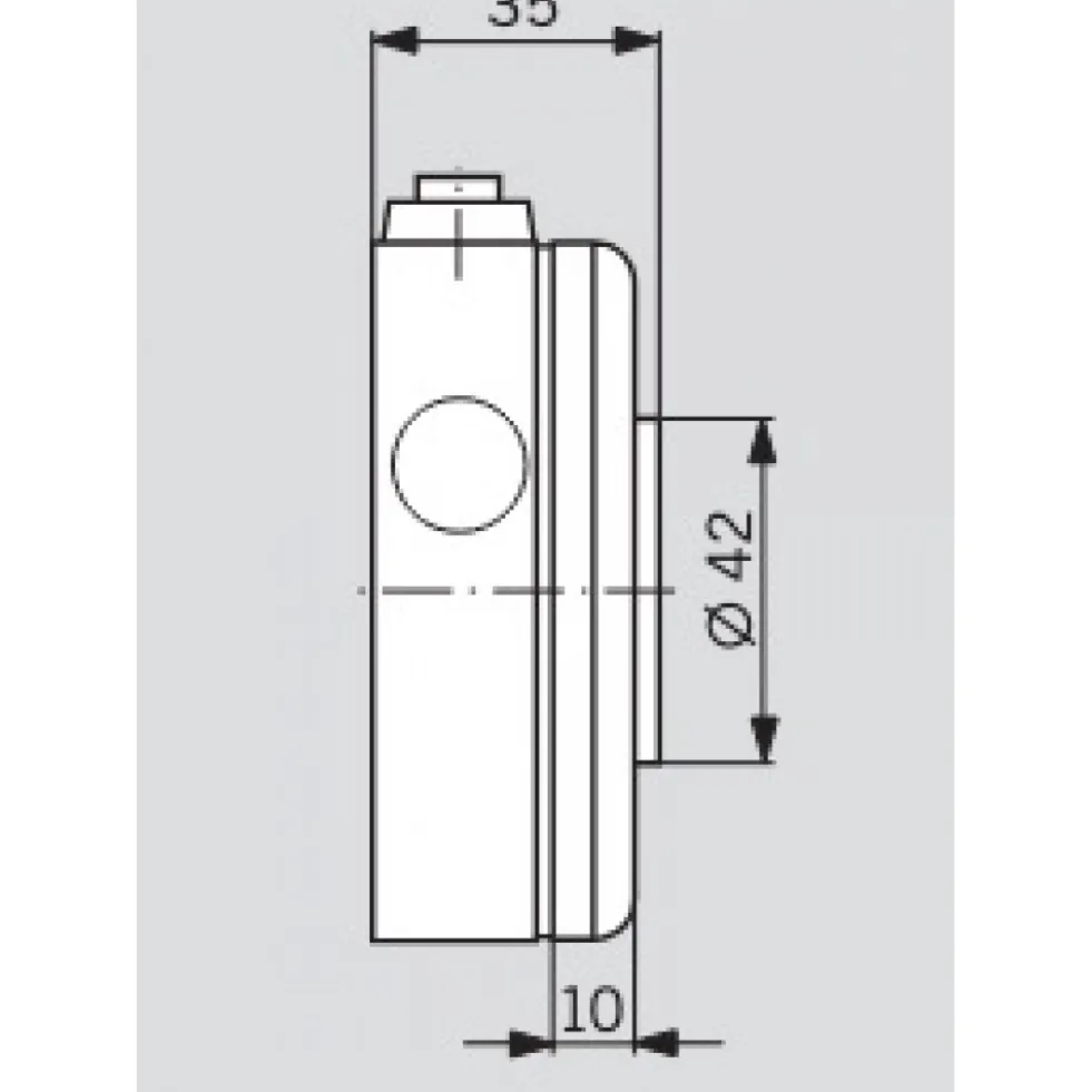 Ventouse électromagnétique pour sécurité incendie - EM 500 A DORMAKABA