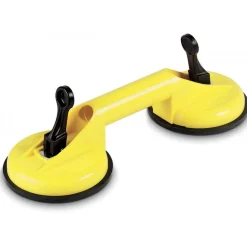 Ventouse vitrier à 2 têtes - diamètre 120 mm - force 60 kg STANLEY