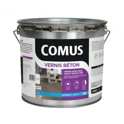 Vernis beton - aspect ciré incolore - haute résistance COMUS