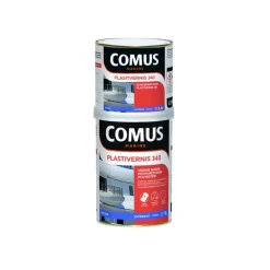 Vernis marin polyuréthane-polyester Plastivernis 340 base + durcisseur COMUS
