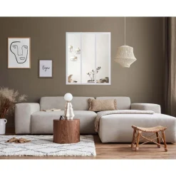 Verrière intérieure 3 carreaux 108 x 93,2 cm blanc - vitrage inclus Kit Atelier
