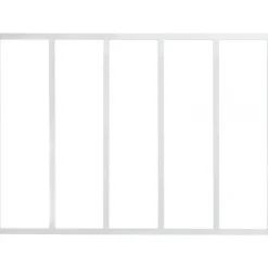 Verrière intérieure 5 carreaux 108 x 153,2 cm blanc - vitrage inclus Kit Atelier