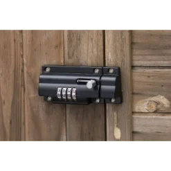Verrou de box à code par molettes - gauche ou droite - Zinc moulé BURG WACHTER