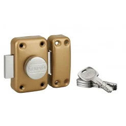 Verrou de porte à bouton et cylindre haute sûreté - TRANSIT 2 FTH THIRARD