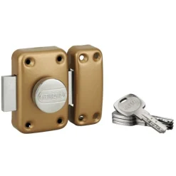 Verrou de porte à bouton et cylindre haute sûreté - TRANSIT 2 FTH THIRARD