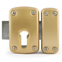 Verrou de sûreté en applique -série X5 -sans cylindre -finition bronze IFAM