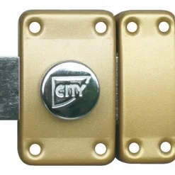 Verrou en applique à bouton et cylindre - s'entrouvrant - City25 ISEO