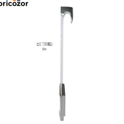 Verrou en applique - à coulisse - chromé ASSA ABLOY