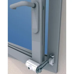 Verrou entrebâilleur haute sécurité de fenêtre à clé Block’air - anthracite SOCONA