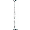 Verrouillage - pour menuiserie aluminium 2 vantaux - 1518 FAPIM
