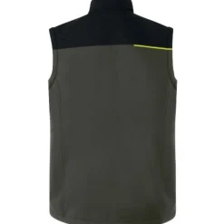 Veste Softshell 2 en 1 coupe-vent et déperlante SOCCIA - kaki et noir DELTA PLUS