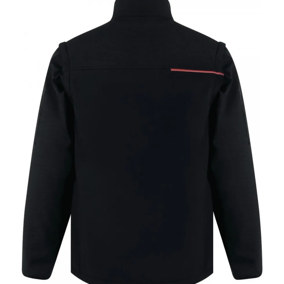 Veste Softshell 2 en 1 coupe-vent et déperlante SOCCIA - noir DELTA PLUS