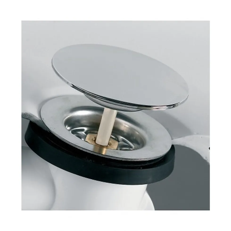 Vidage baignoire universel NF - à câble 650 mm - siphon orientable VALENTIN