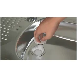 Vidage complet pour évier 2 cuves - Siphonette Cleany Quick VALENTIN