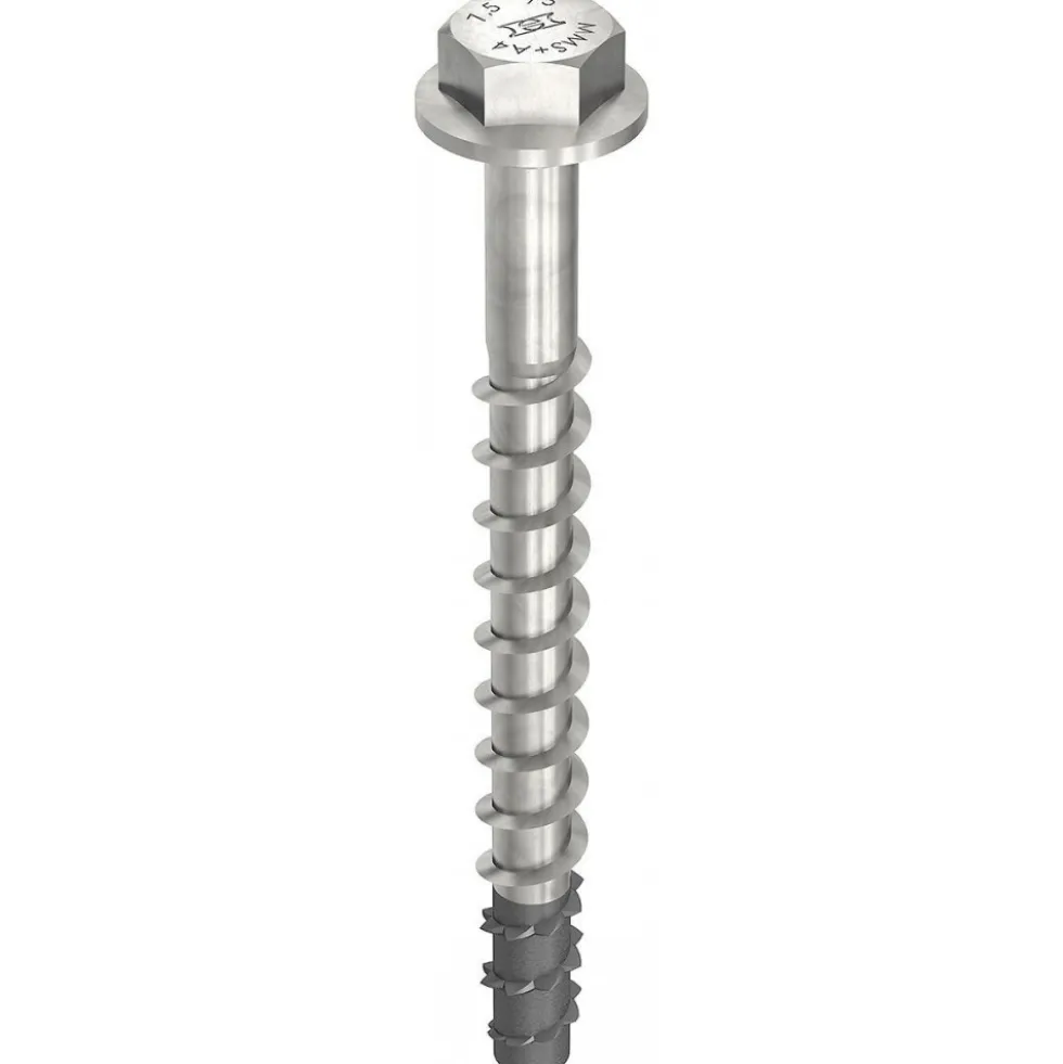 Vis ancrage béton filetage partiel MULTI-MONTI Plus SS inox A4 10 x 65 mm - x25 HECO