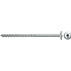 Vis charpente acier FPFII-WT Ø6 mm filetage partiel - tête plate Torx - x100 FISCHER