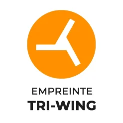 Vis de penture indémontables - acier zingué noir - ø6 STAFA