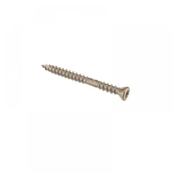 Vis inox A4 bruni pour terrasse bois - filetage double - Tekinox ACTON
