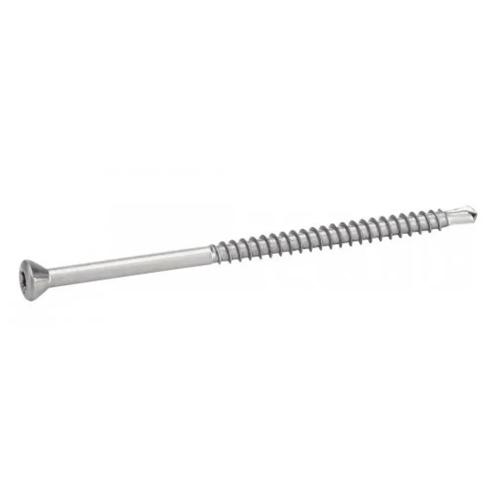 Vis inox A2 pour plancher ou bardage - tête réduite - pointe de perçage ACTON