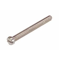 Vis à métaux - tête cylindrique - empreinte fendue - acier zingué GFD