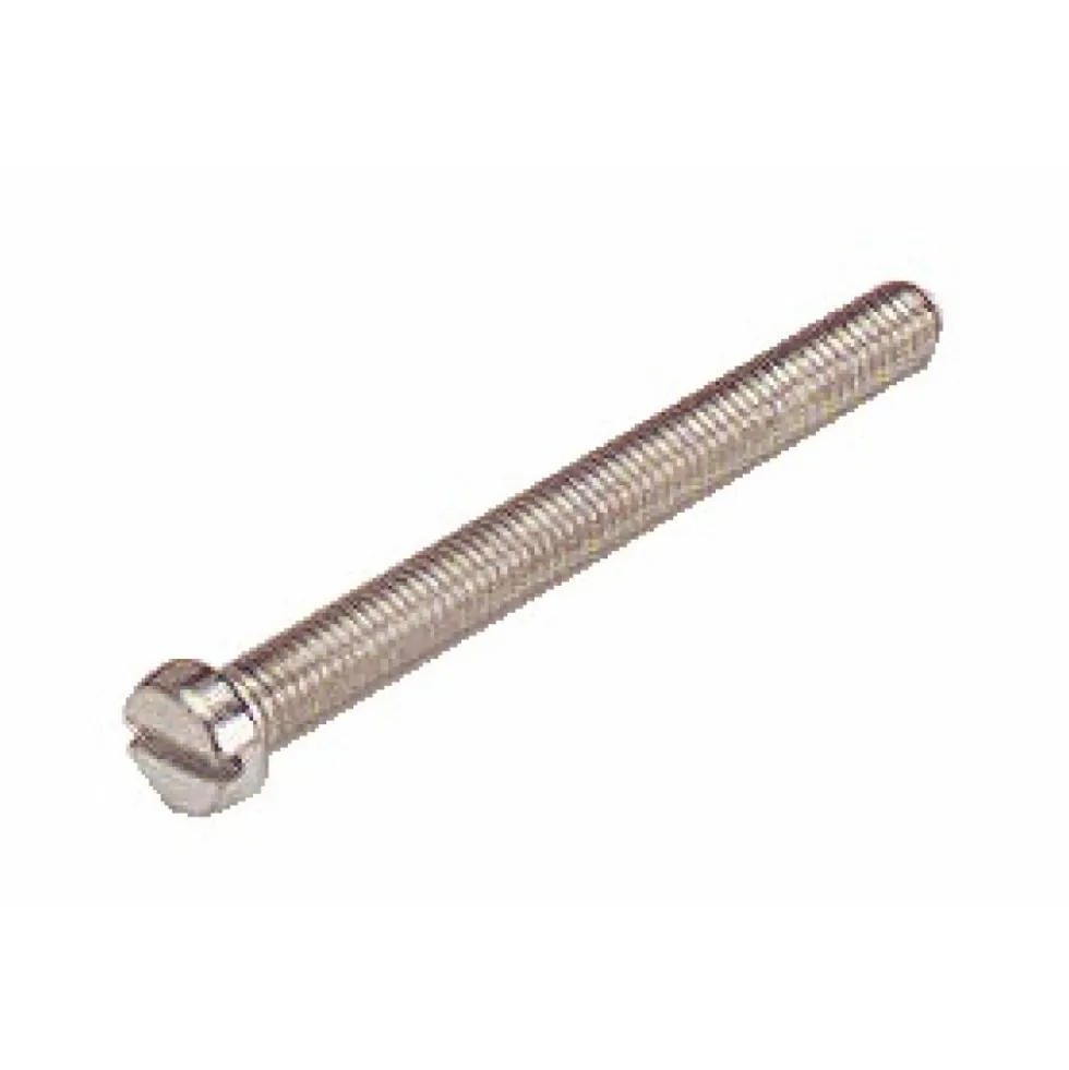 Vis à métaux - tête cylindrique - empreinte fendue - acier zingué GFD