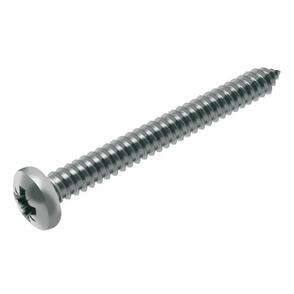 Vis à tôle, inox A2, tête cylindrique large ACTON