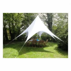 Voile d'ombrage TEPEE blanc - Diamètre 350cm Confortex