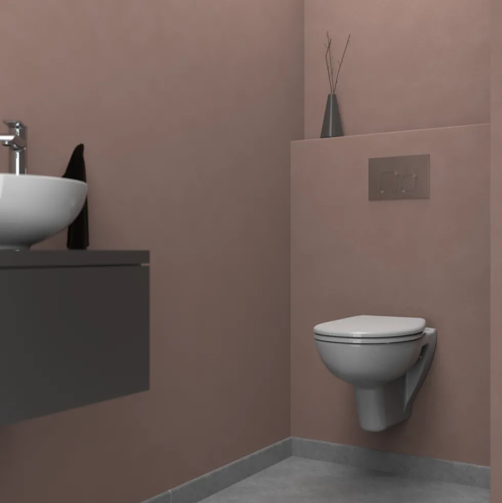 WC suspendu sans bride NF - compact - 360 x 385 x 540 mm - Illico KRAMER