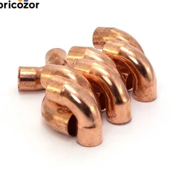 10 X Coude cuivre 90° grand rayon F/F à souder 2ACU BRICOZOR