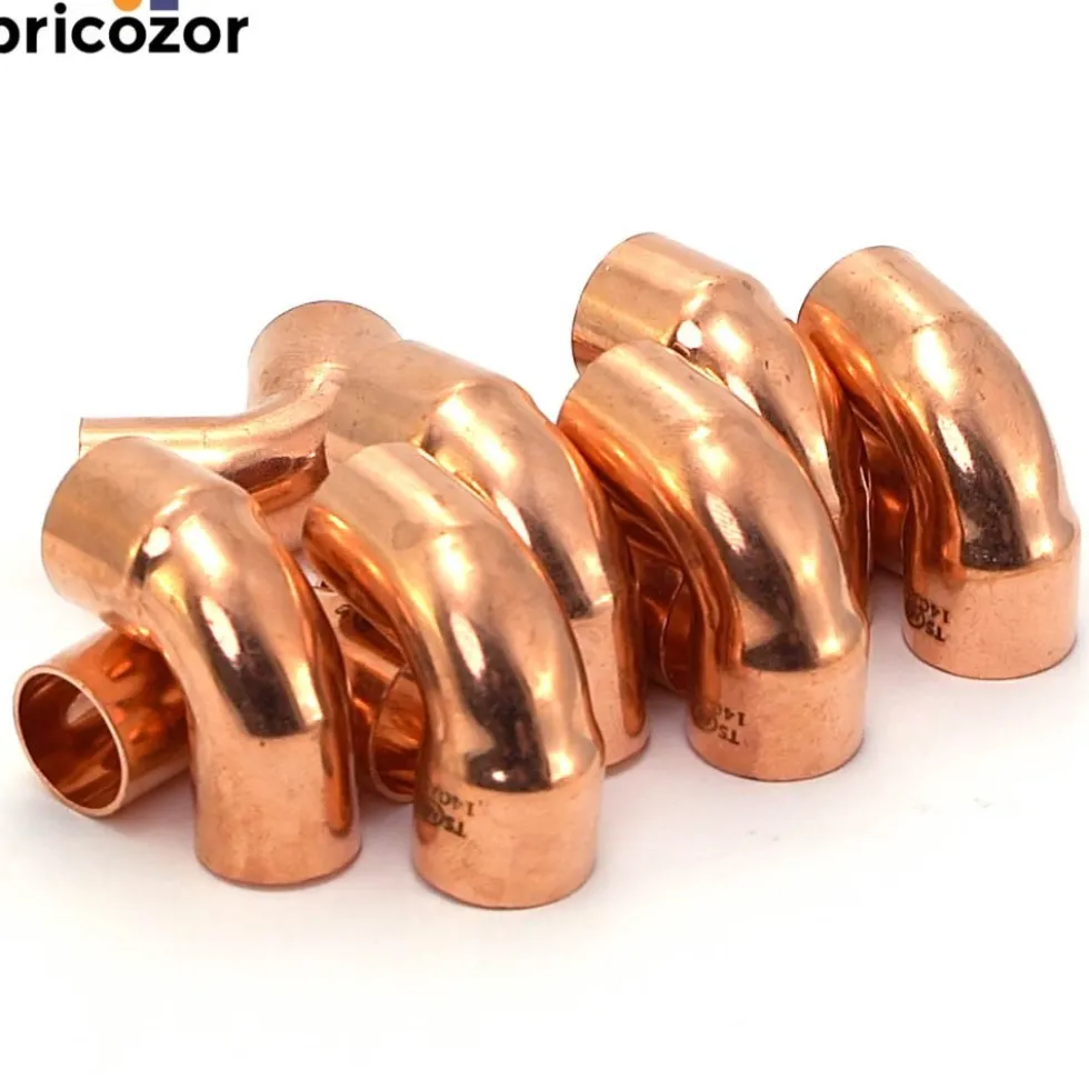 10 X Coude cuivre 90° M/F à souder 92CU BRICOZOR
