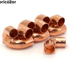 10 X Coude cuivre 90° M/F à souder 92CU BRICOZOR