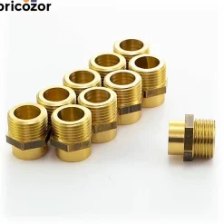 10 X Manchon laiton 243GCU à souder - mâle 12x17 à visser BRICOZOR