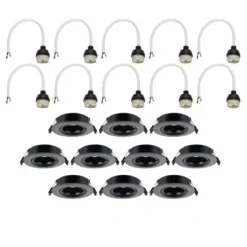 10 X Spot nu orientable à encastrer GU10 - dimmable PAULMANN
